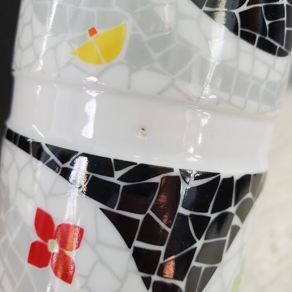 Pao Double Wall Mosaic Themed Ceramic Cup - Picture 4 of 6